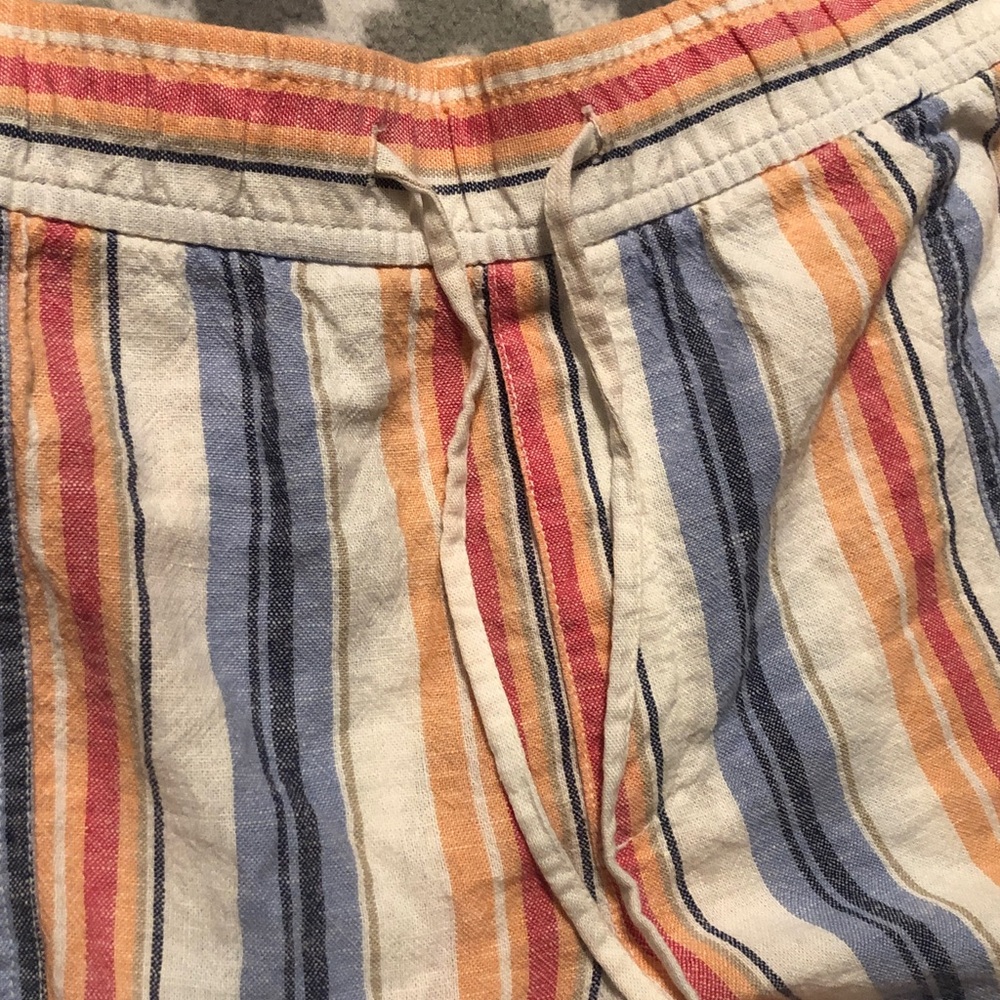 Gap Women's Multicolor Striped Drawstring Shorts … - image 4